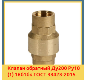 Клапан обратный Ду200 Ру10 (1) 16б1бк ГОСТ 33423-2015 в Нукусе