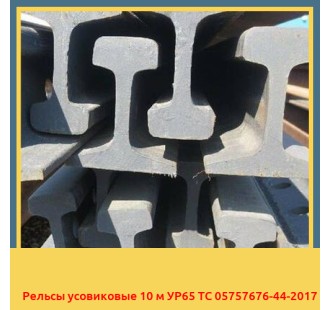 Рельсы усовиковые 10 м УР65 ТС 05757676-44-2017 в Нукусе